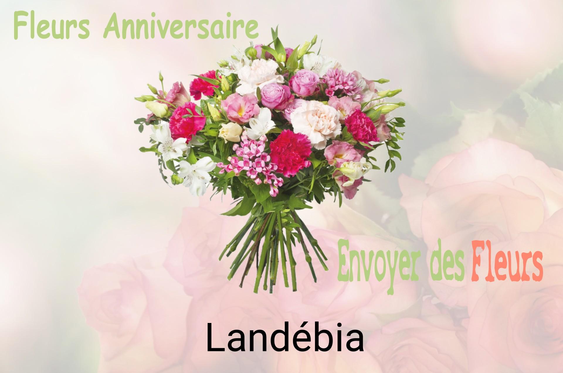 Bouquet de fleurs d’anniversaire livré à Landébia